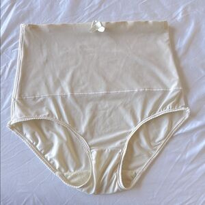 Carol Nior High Waist Body Shaper Panties Underwear Pale Yellow L